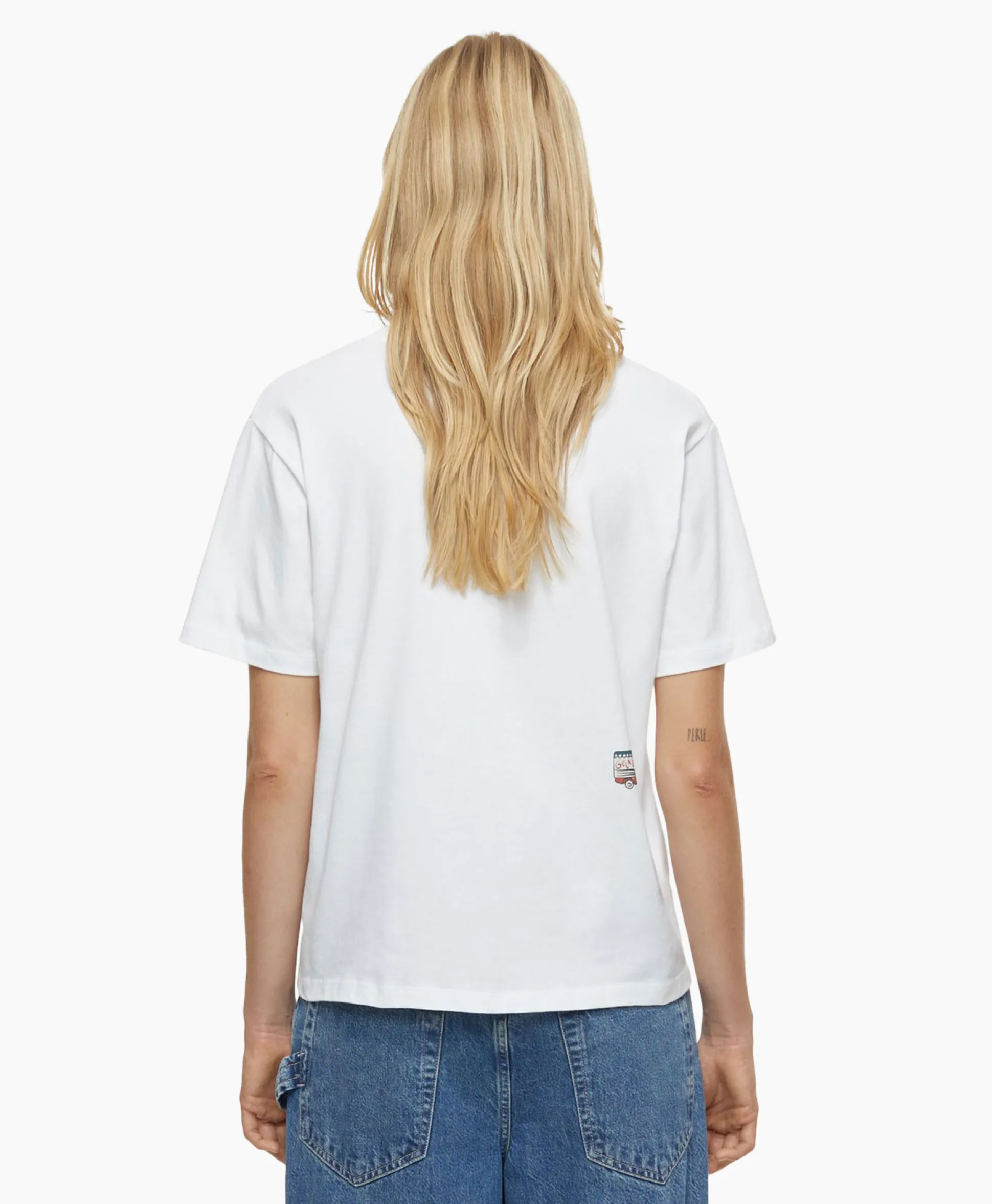 Closed T-Shirt Korte Mouw Printed Wit