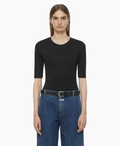 Closed T-Shirt Korte Mouw Crewneck Short Sleeve Zwart