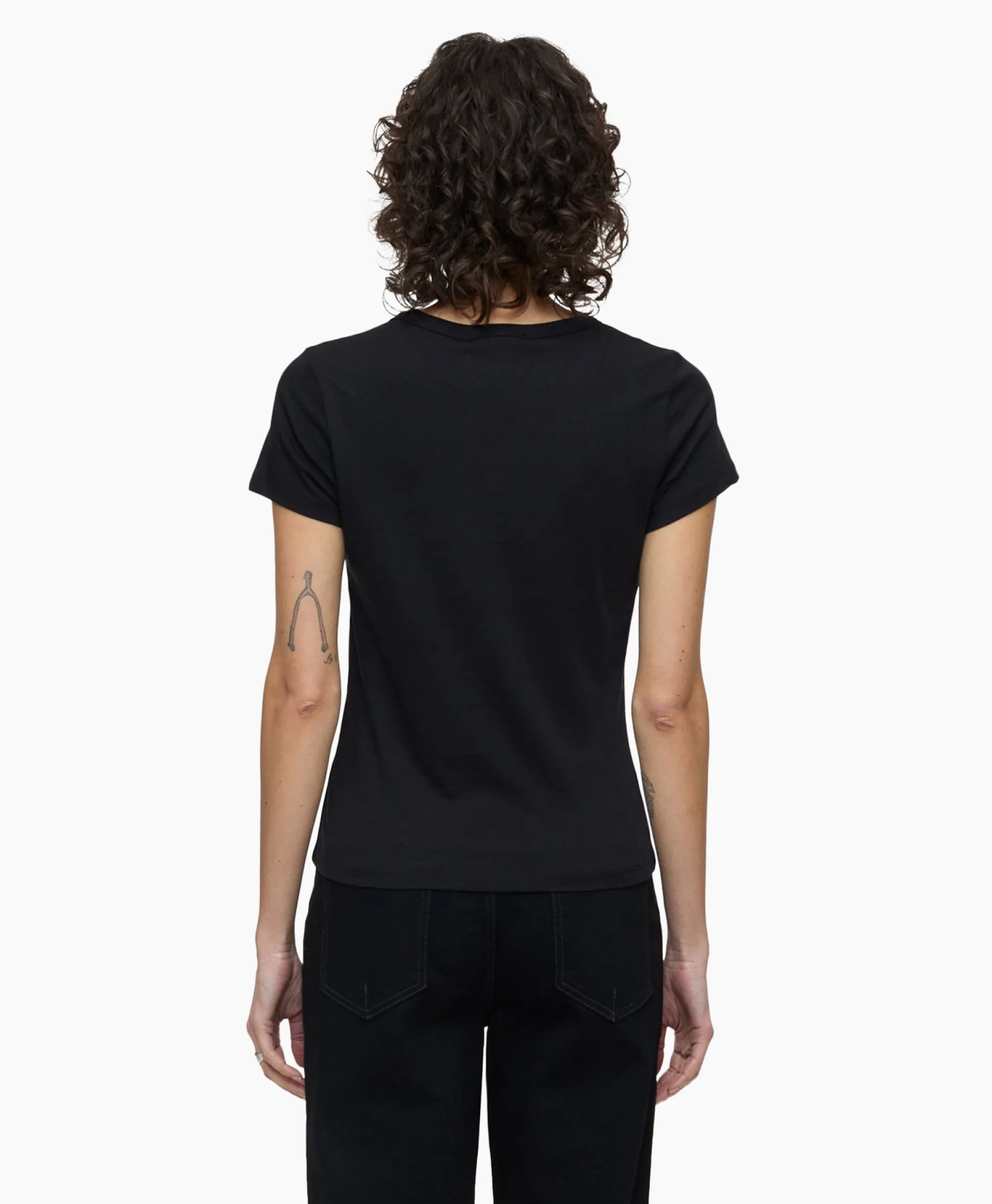 Closed T-Shirt Korte Mouw Crew Neck Short Sleeve Zwart