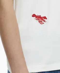 Closed T-Shirt Korte Mouw Printed Ecru