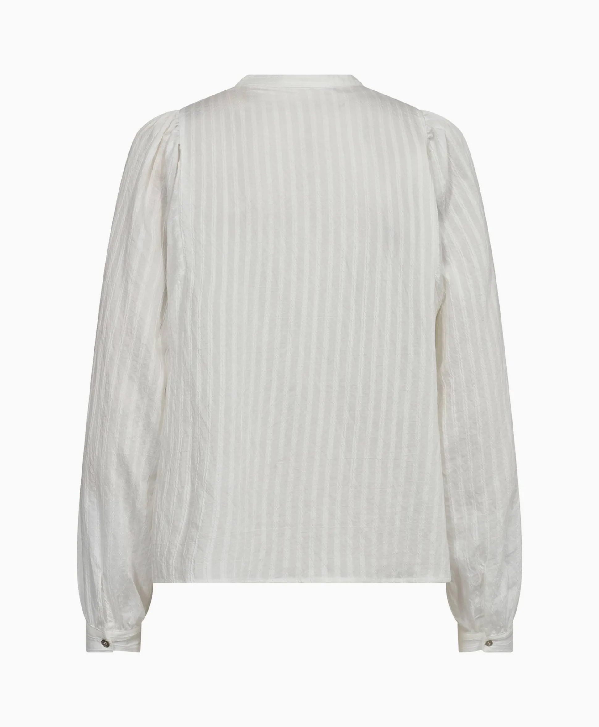 Co'Couture Blouse Selma Placket Wit