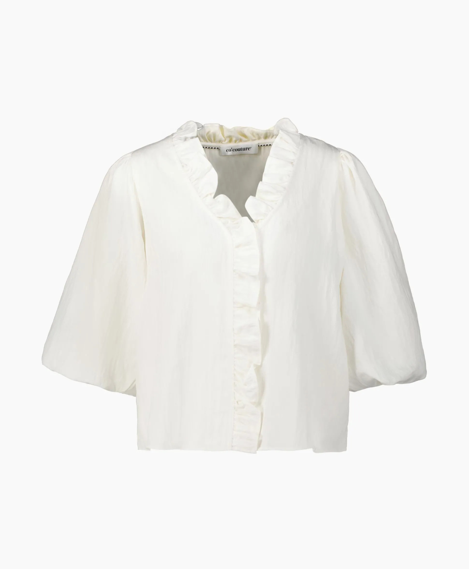Co'Couture Blouse Sueda Puff Wit