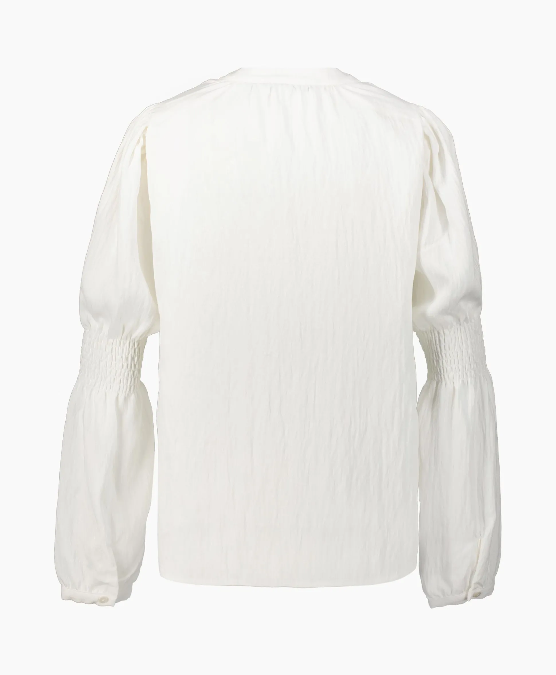 Co'Couture Blouse Sueda Smock Sleeve Wit