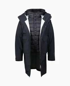 Cp Company Jack Outerwear - Long Jacket Blauw