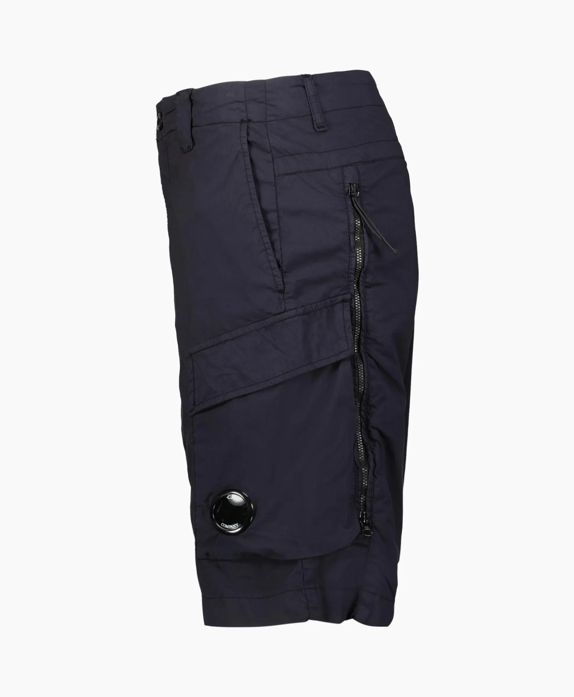 Cp Company Korte Broek Fili Stretch Cargo Donker Blauw