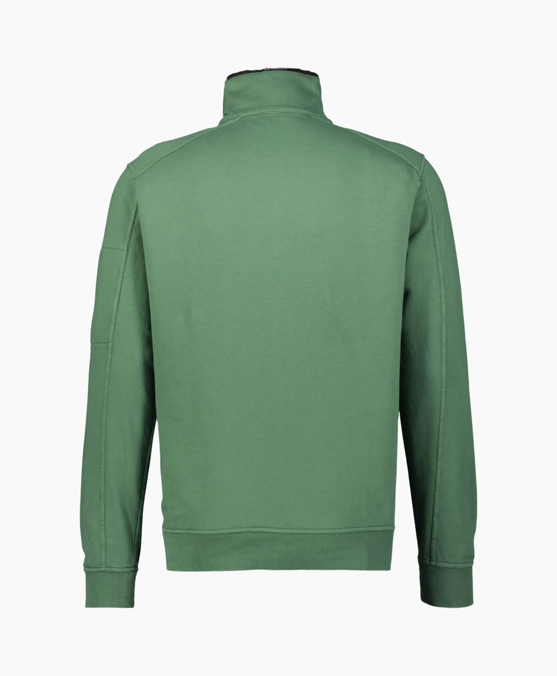Cp Company Sweater Light Fleece Zipped Groen