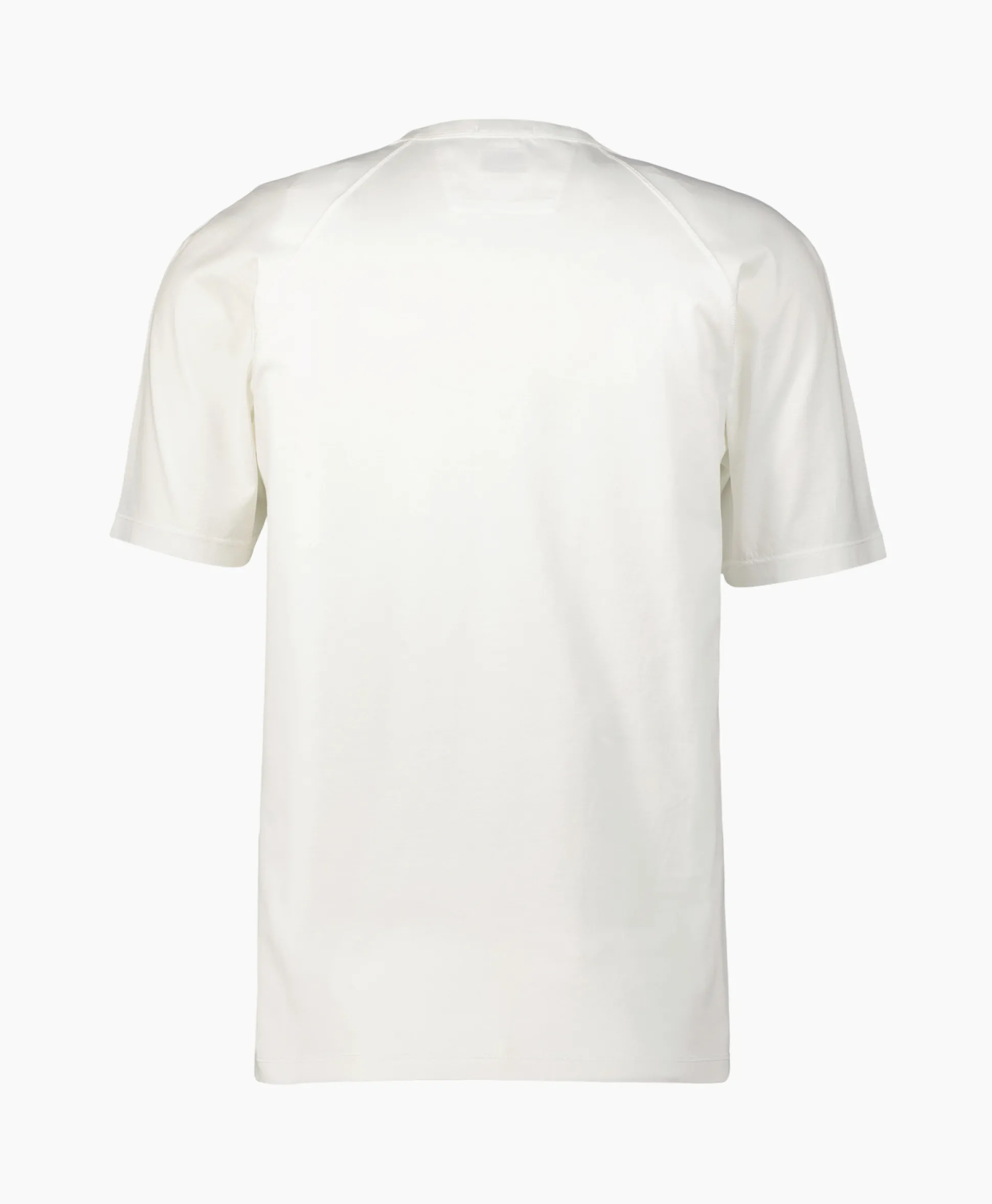 Cp Company T-Shirt Mercerized Jersey Logo Wit