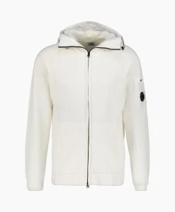 Cp Company Vest Cotton Mixed Hooded Knit Wit