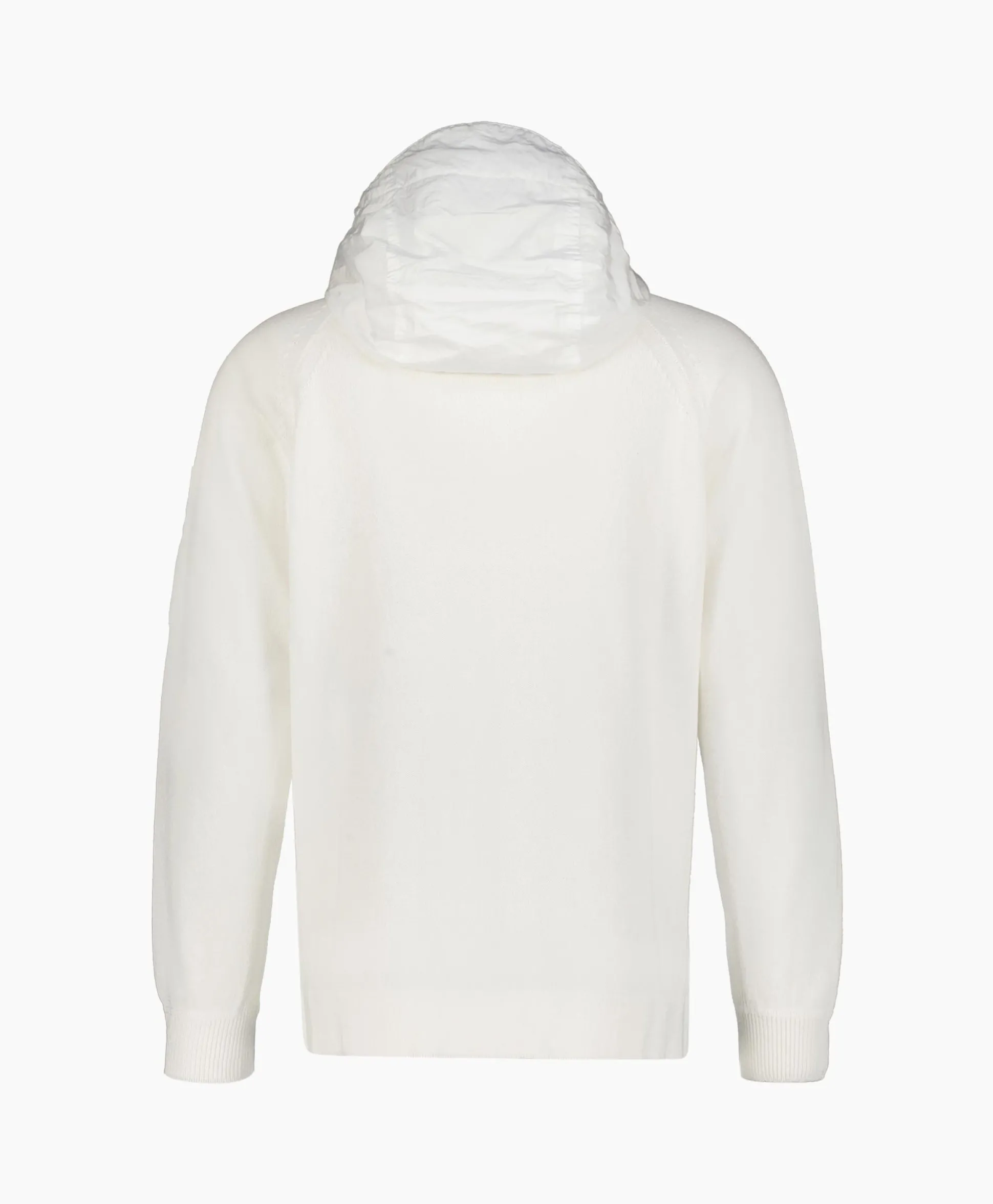 Cp Company Vest Cotton Mixed Hooded Knit Wit