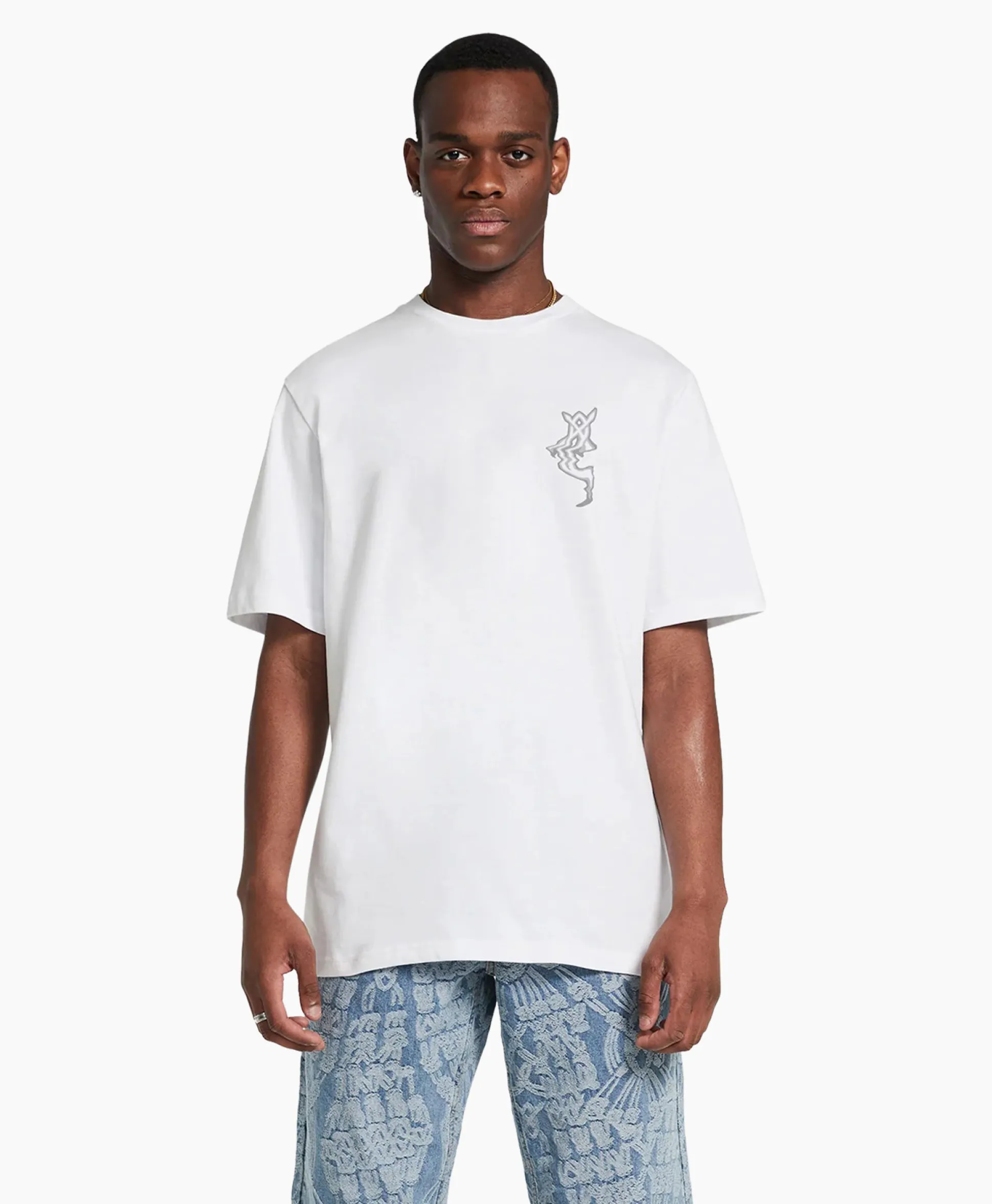 Daily Paper T-Shirt Korte Mouw Reflection Wit