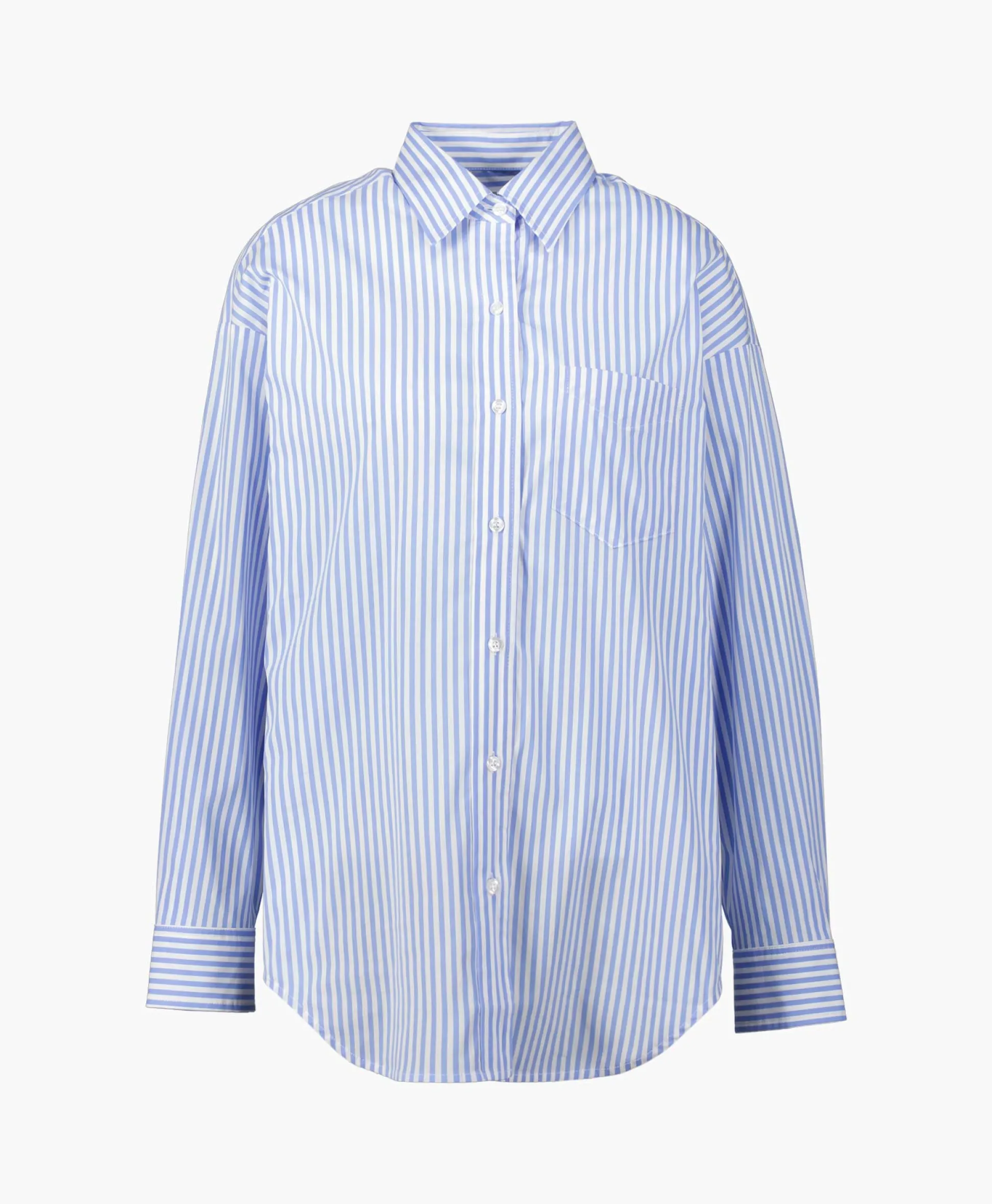 D'Arc Blouse Borgomanero Donker Blauw