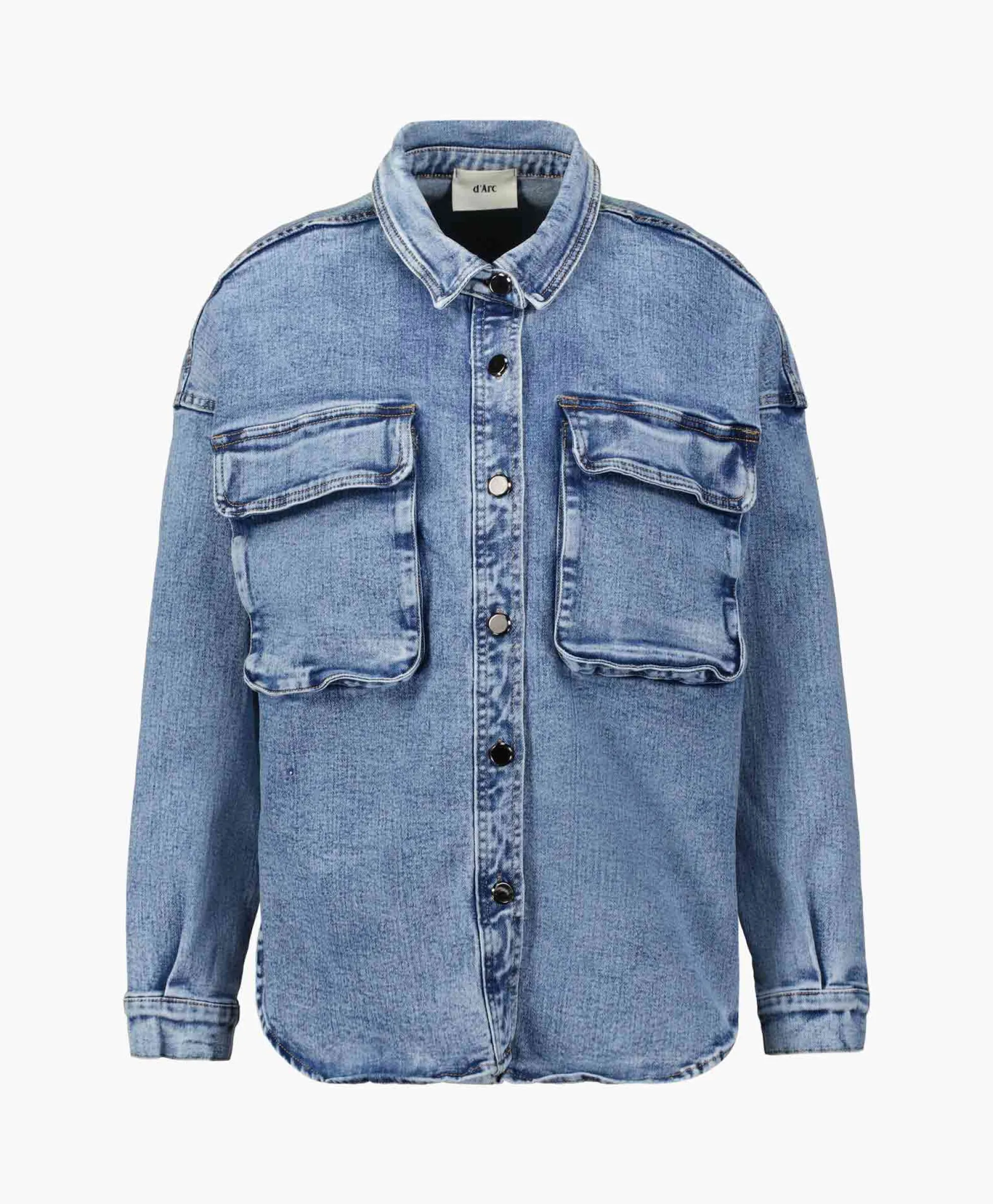 D'Arc Blouse Cunro Licht Blauw