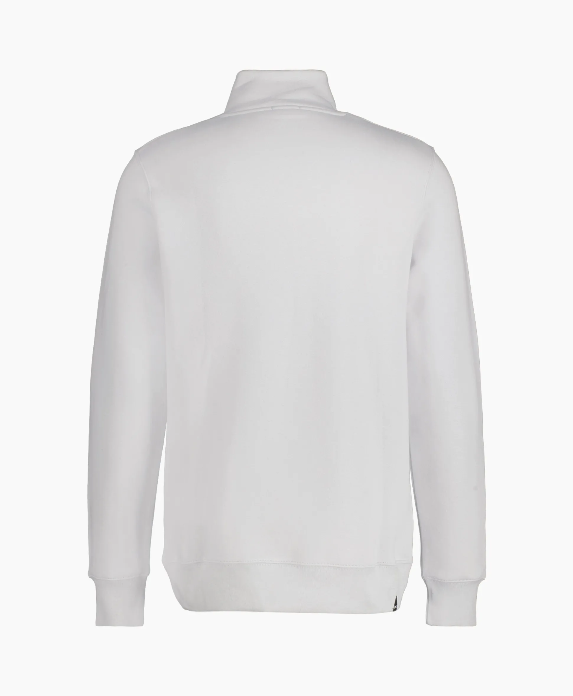 Denham Denham Logan Half Zip Sweat Ss Beige