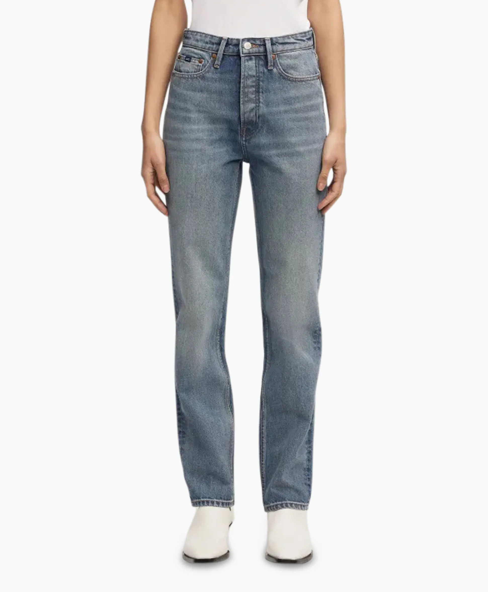 Denham Jeans Suki Ab Off White