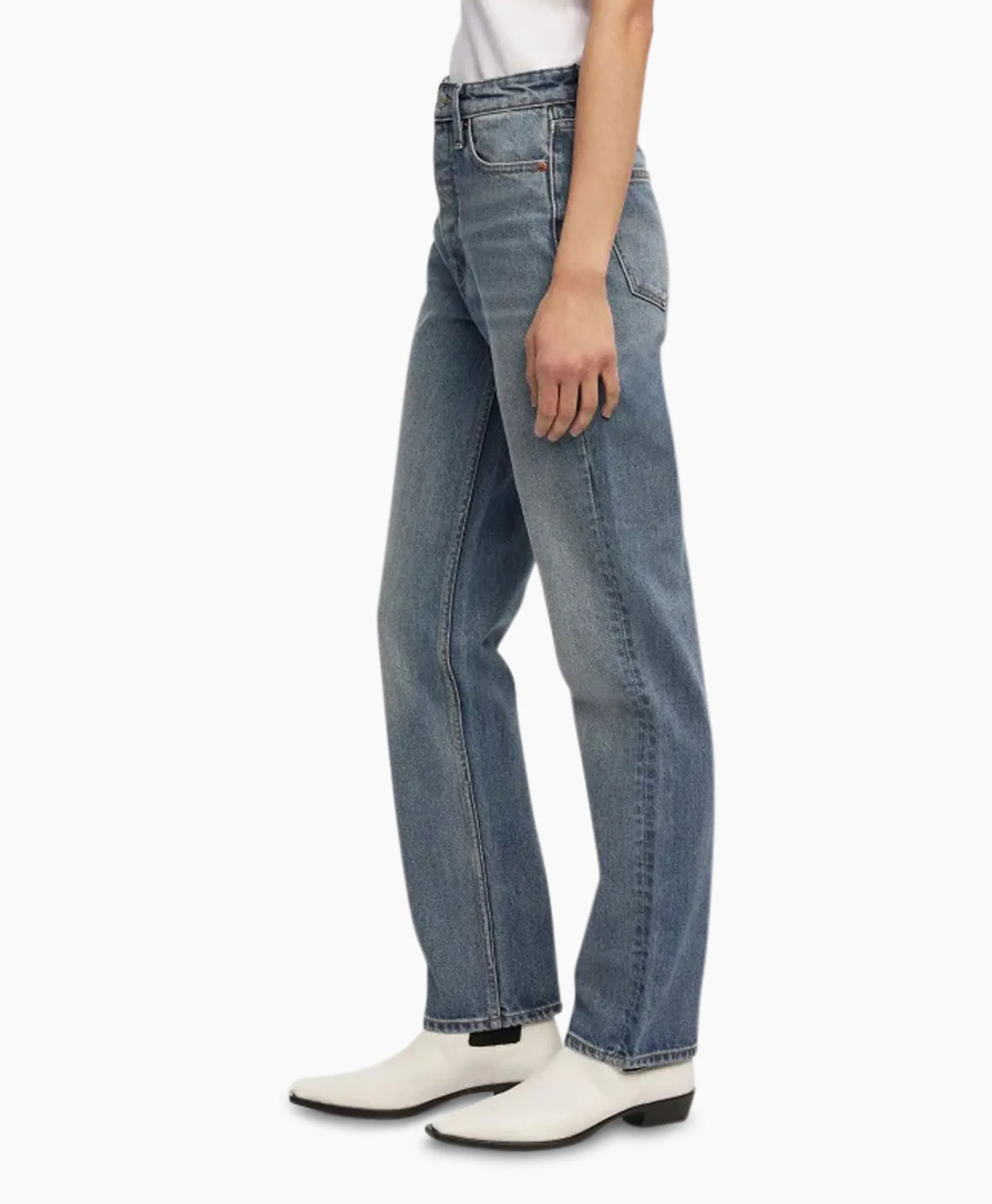 Denham Jeans Suki Ab Off White