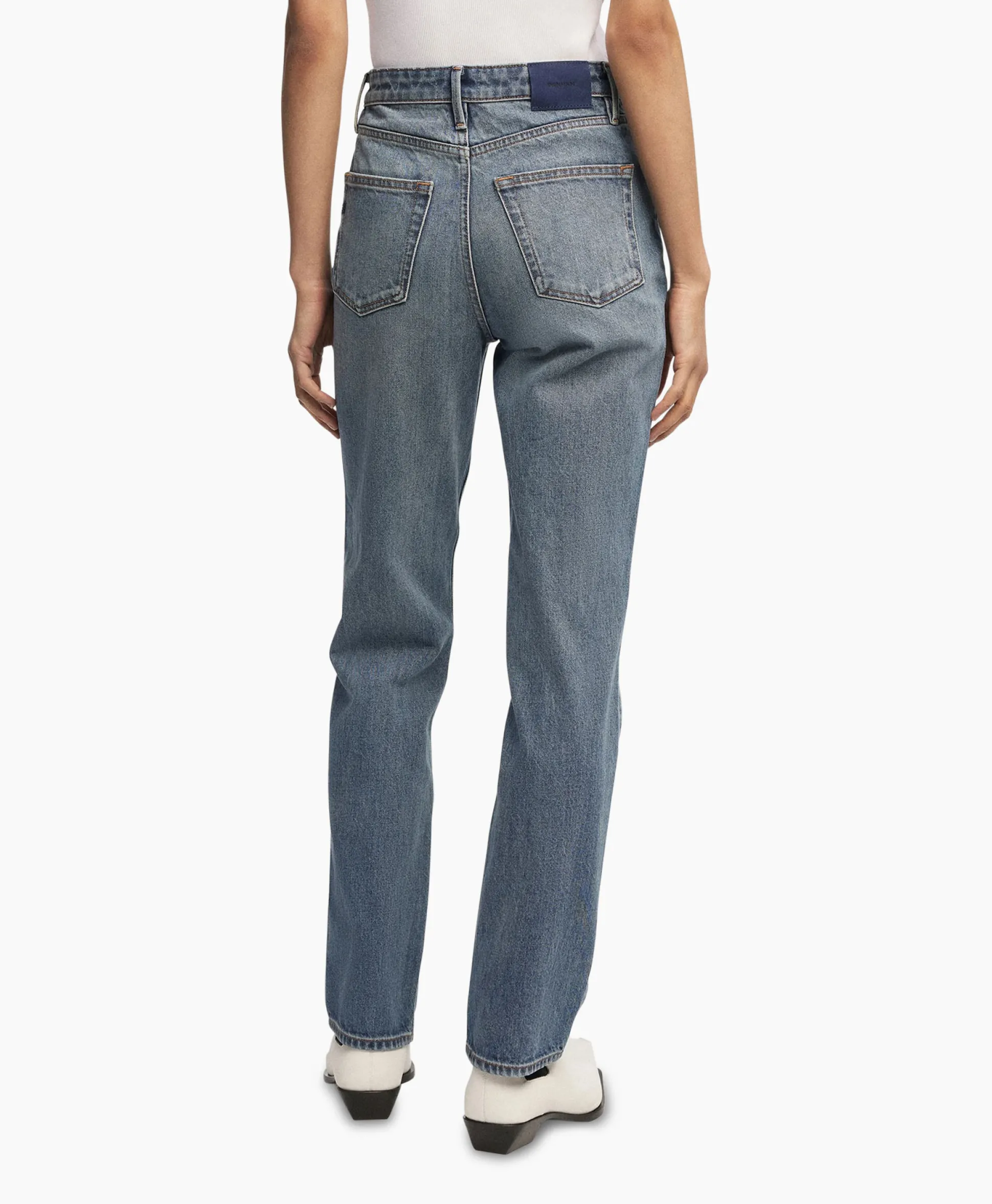 Denham Jeans Suki Ab Off White