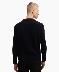 Denham Pullover Denham Knit Crew Cch Zwart