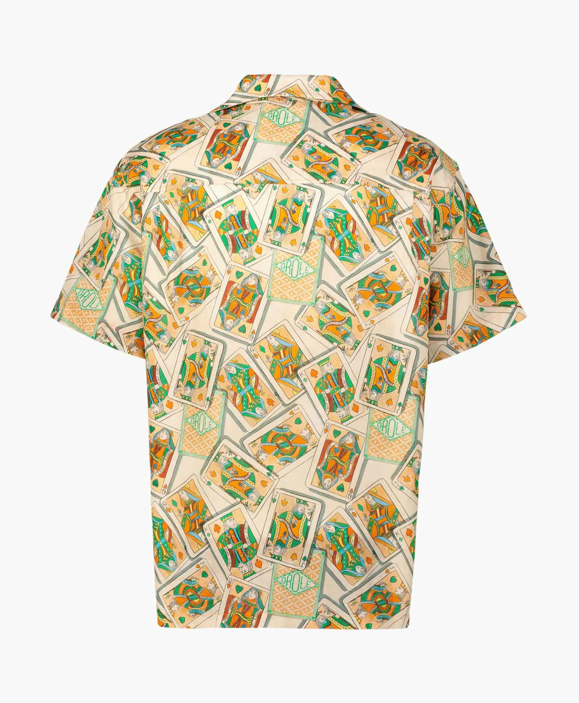 Drole De Monsieur Overhemd La Chemise Jeu De Cartes Peach