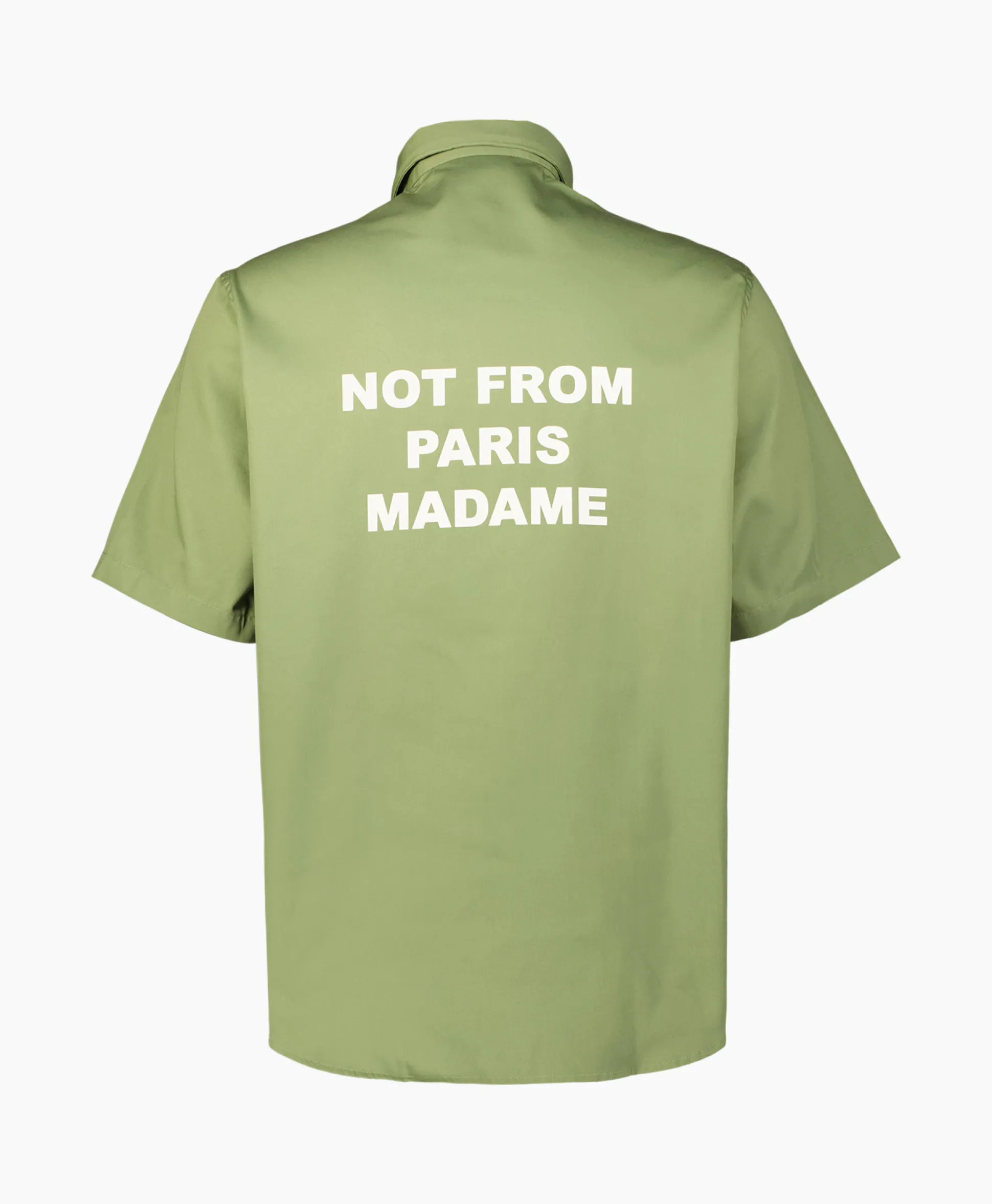 Drole De Monsieur Overhemd La Chemise Slogan Khaki