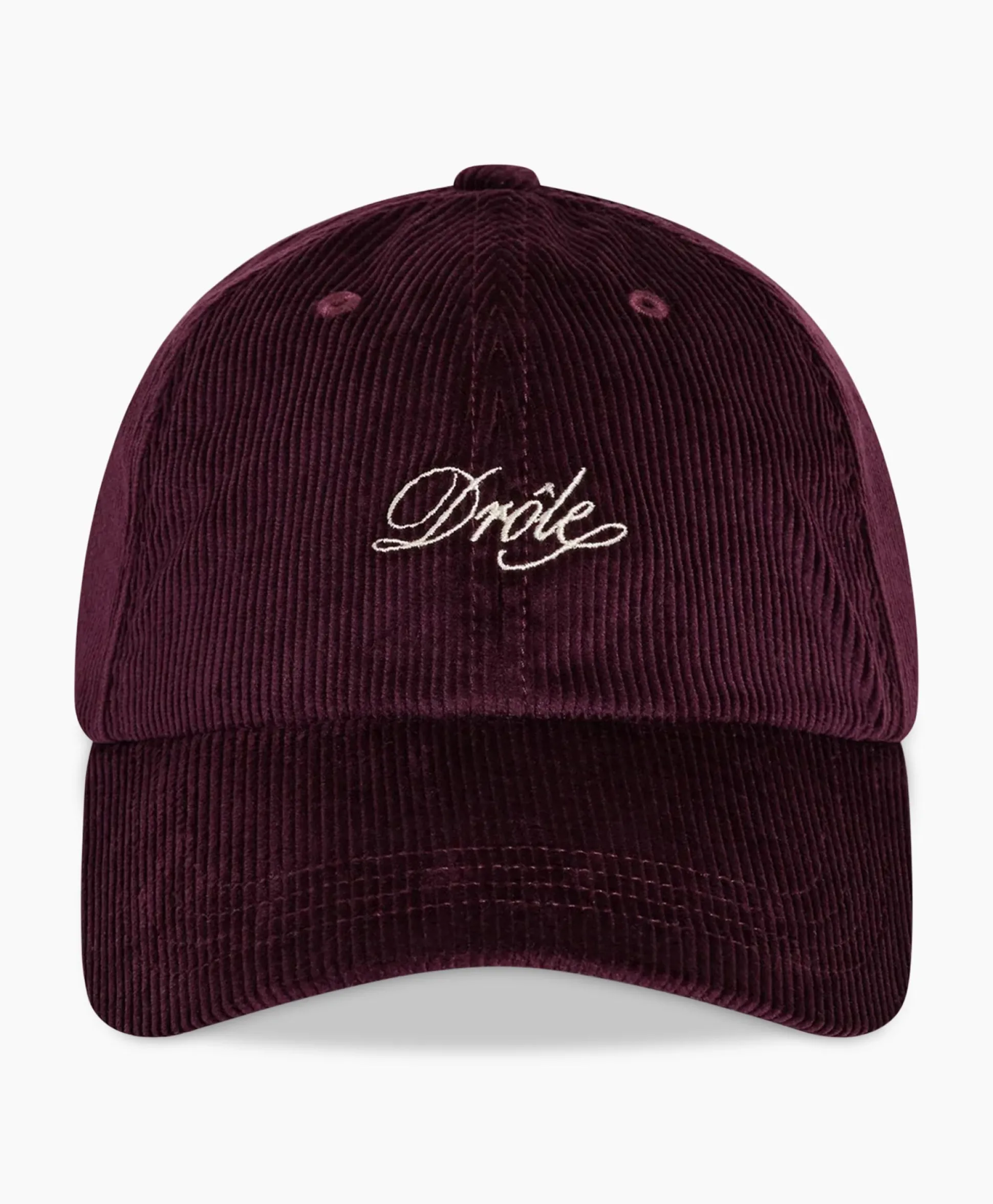 Drole De Monsieur Pet La Casquette Corduroy Donker Rood