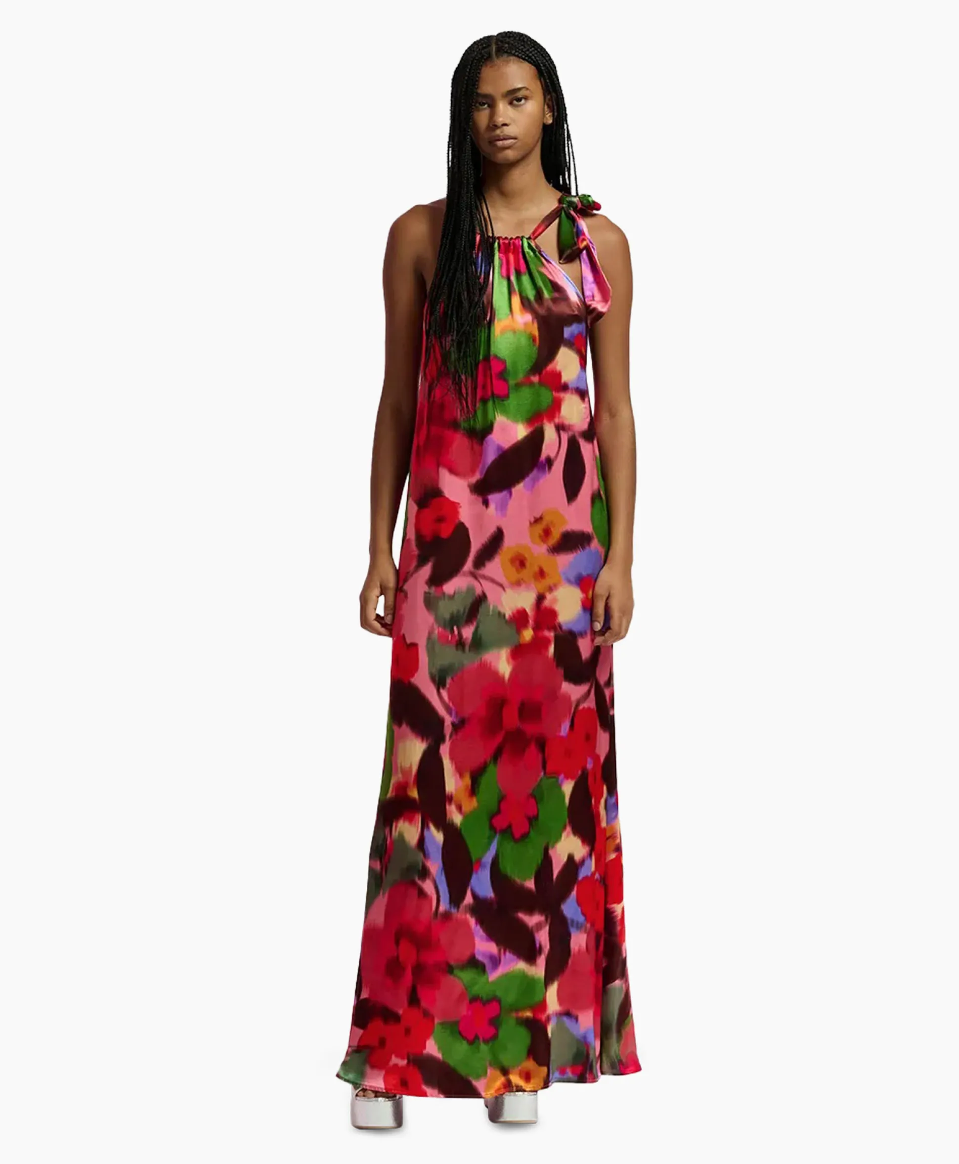 Essentiel Antwerp Maxi Jurk Fanboy Roze