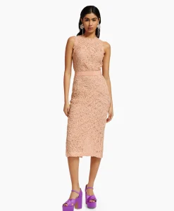 Essentiel Antwerp Midi Jurk Emery Pink