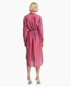 Essentiel Antwerp Mini Jurk Foxglove Pink