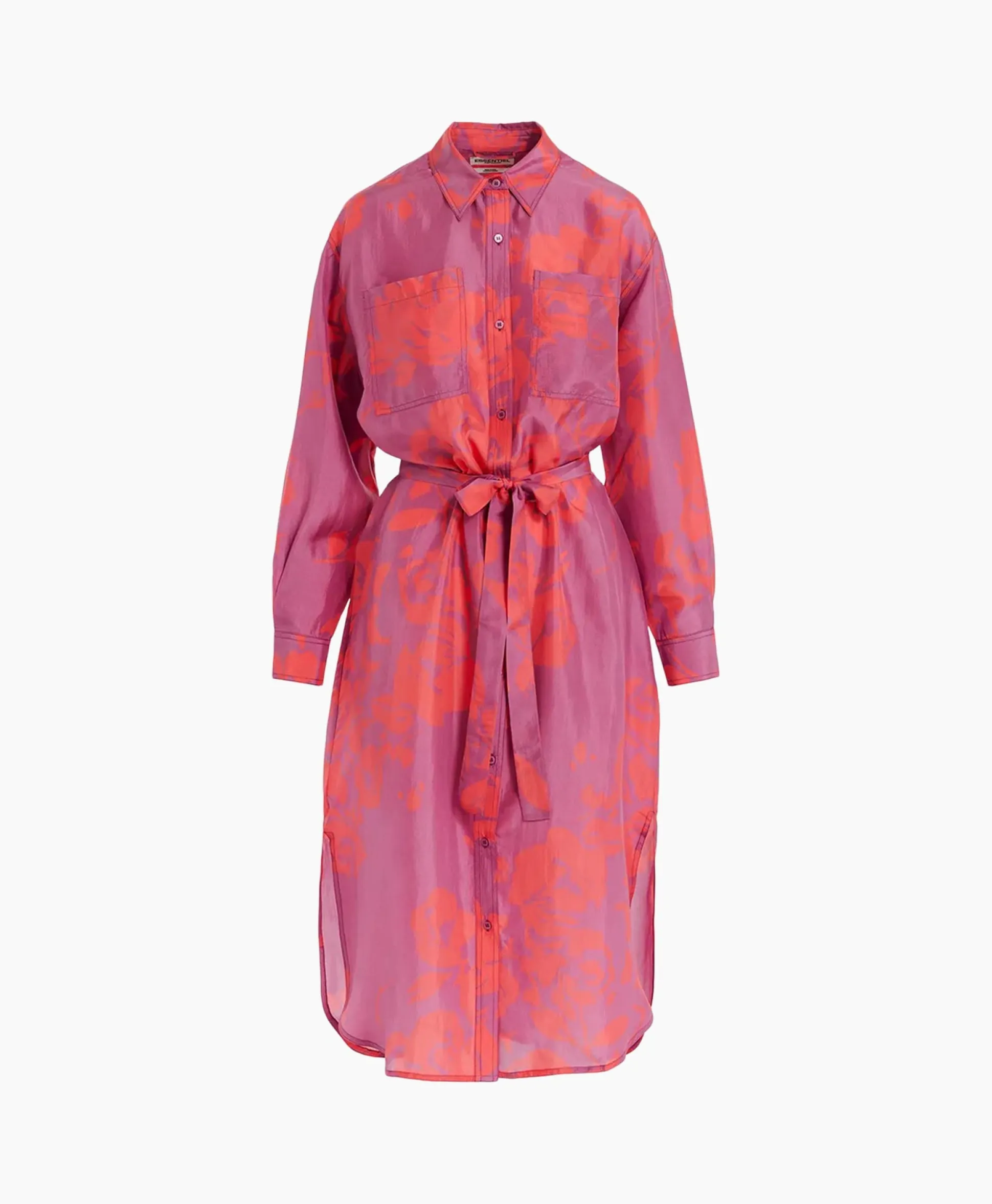 Essentiel Antwerp Mini Jurk Foxglove Pink