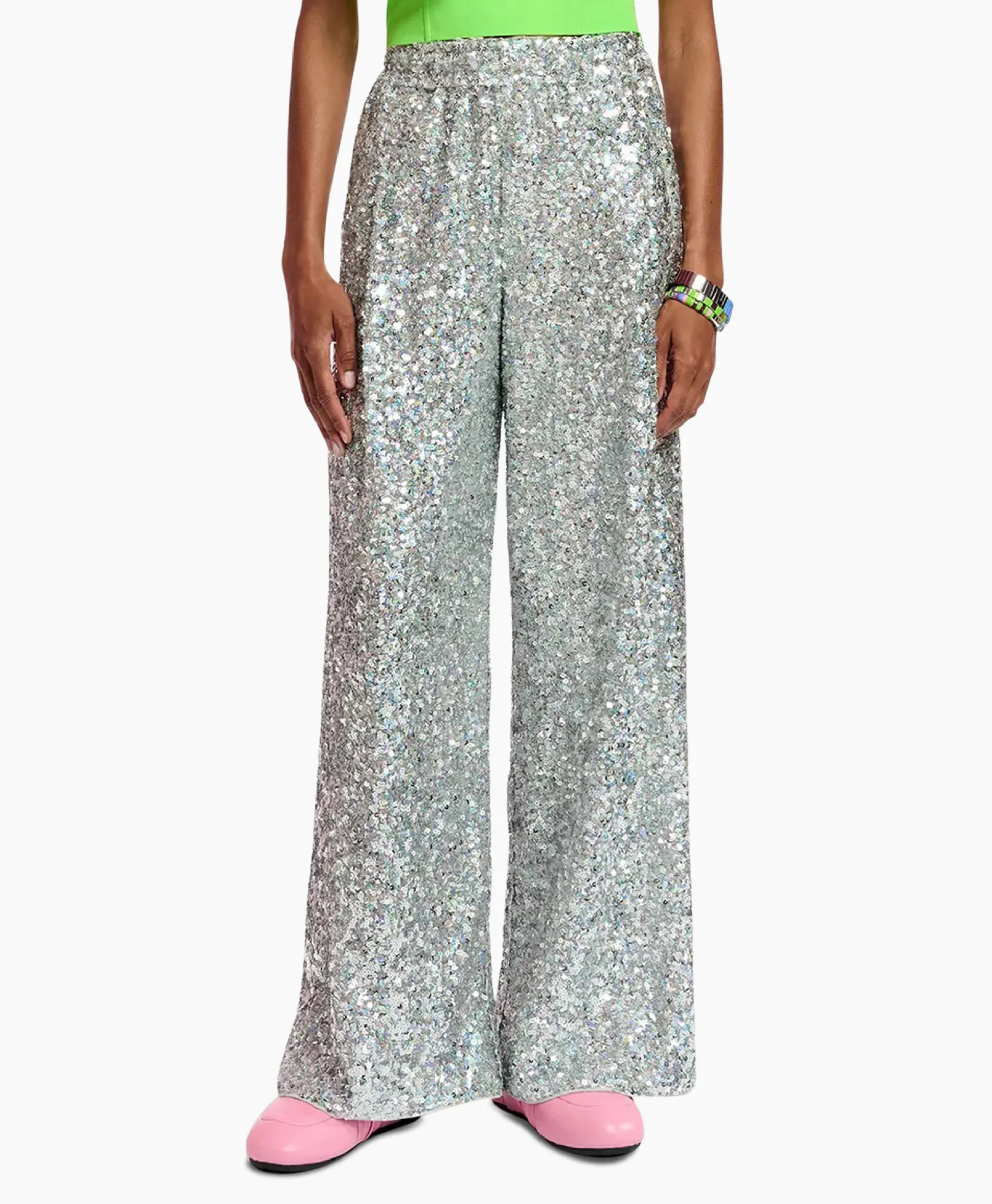 Essentiel Antwerp Pantalon Fences Zilver