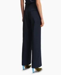 Essentiel Antwerp Pantalon Fermission Blauw