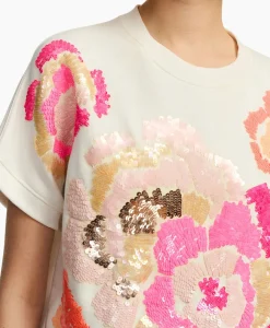 Essentiel Antwerp Pullover Floraly Off White
