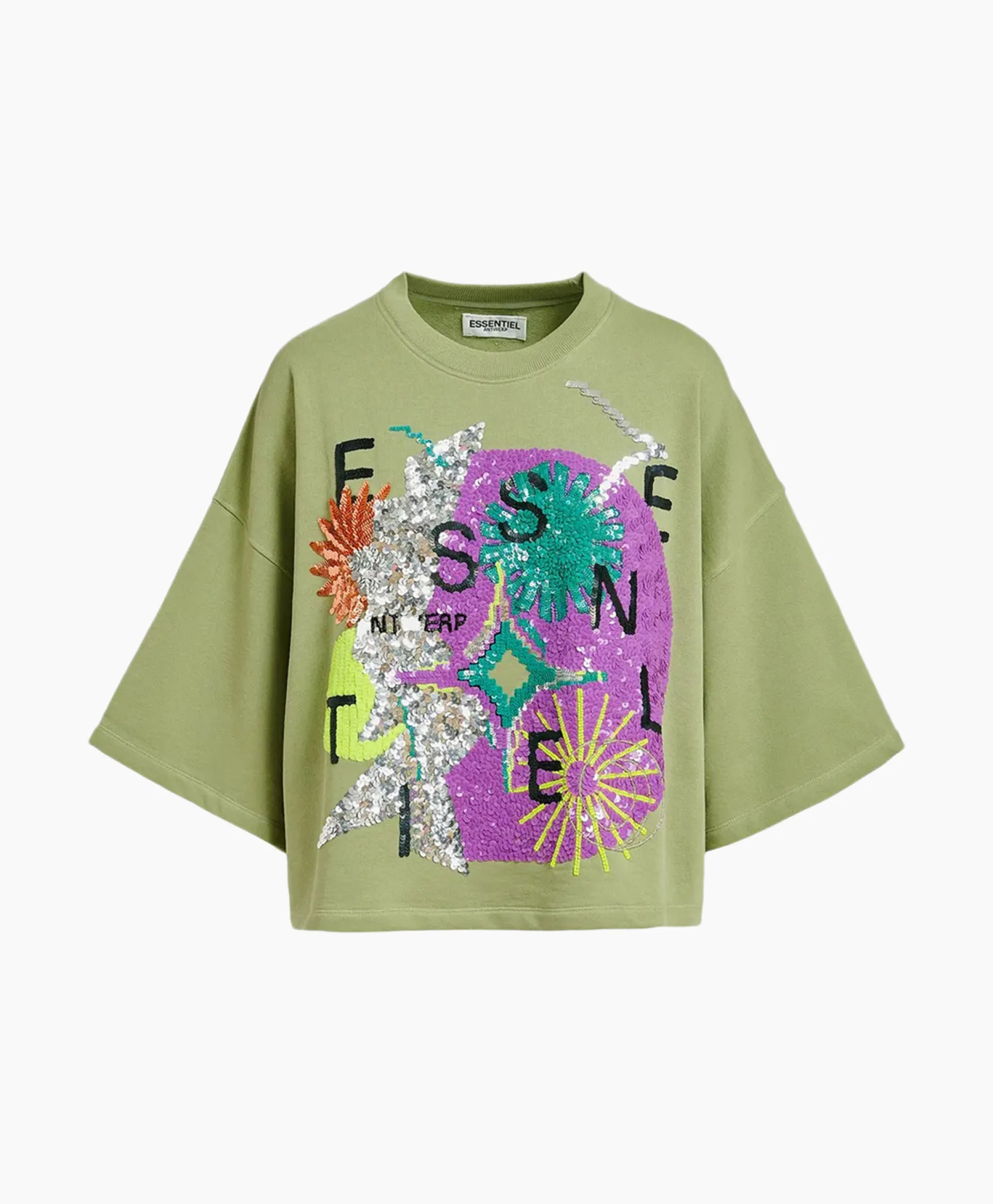 Essentiel Antwerp Pullover Fullerton Licht Groen