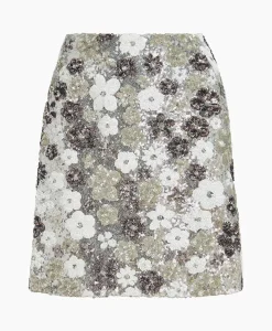 Essentiel Antwerp Rok Fishbone Zilver