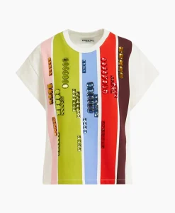 Essentiel Antwerp T-Shirt Korte Mouw Foam Off White