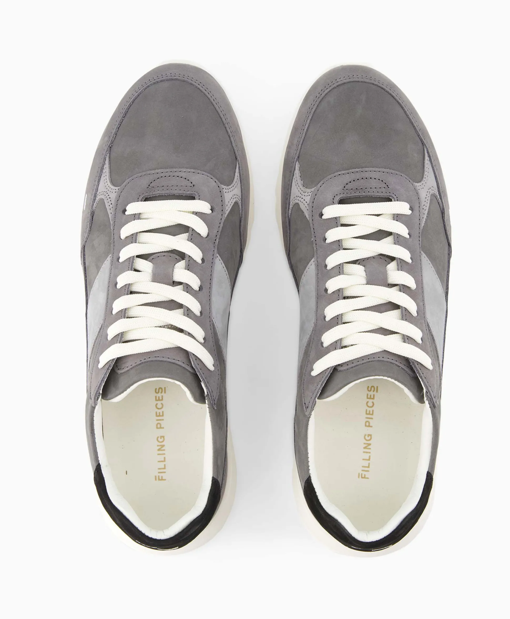 Filling Pieces Sneaker Jet Runner Donkergrijs
