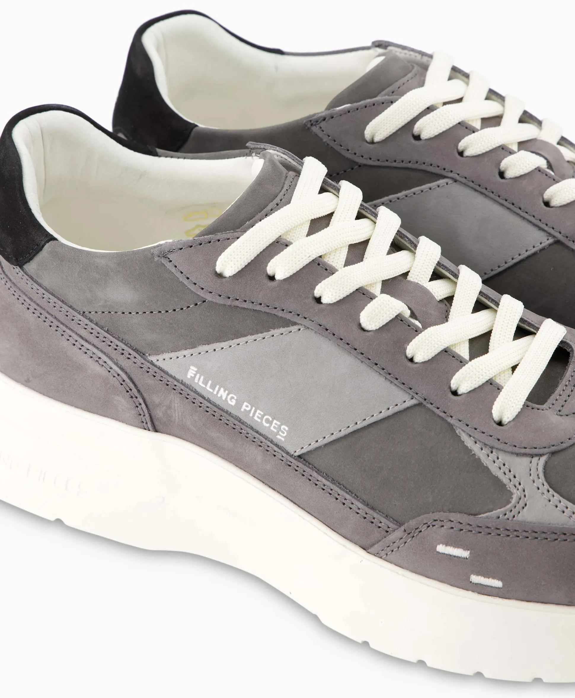 Filling Pieces Sneaker Jet Runner Donkergrijs