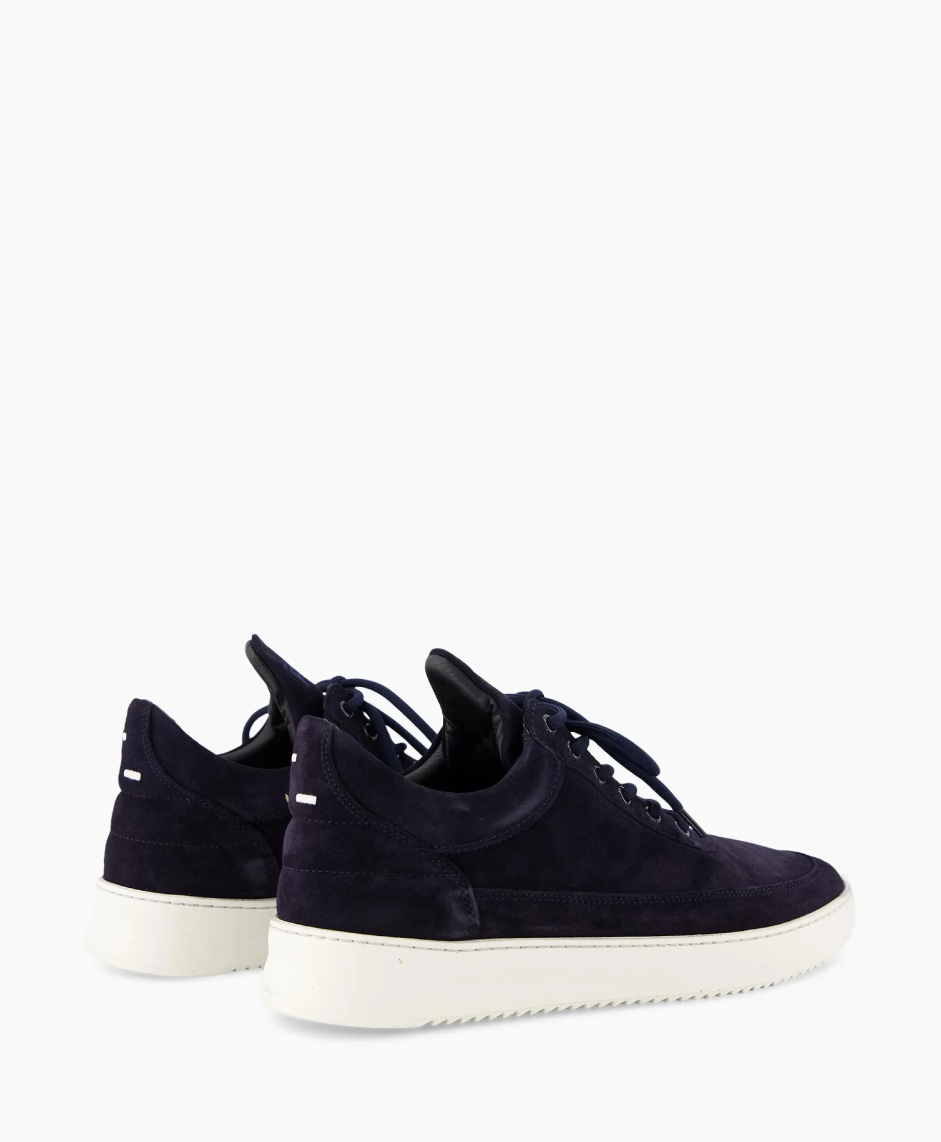 Filling Pieces Sneaker Low Top Suede Navy Donker Blauw