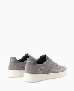 Filling Pieces Sneaker Mondo Suede Organic Grijs