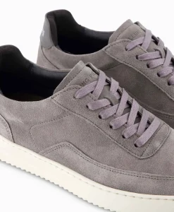Filling Pieces Sneaker Mondo Suede Organic Grijs