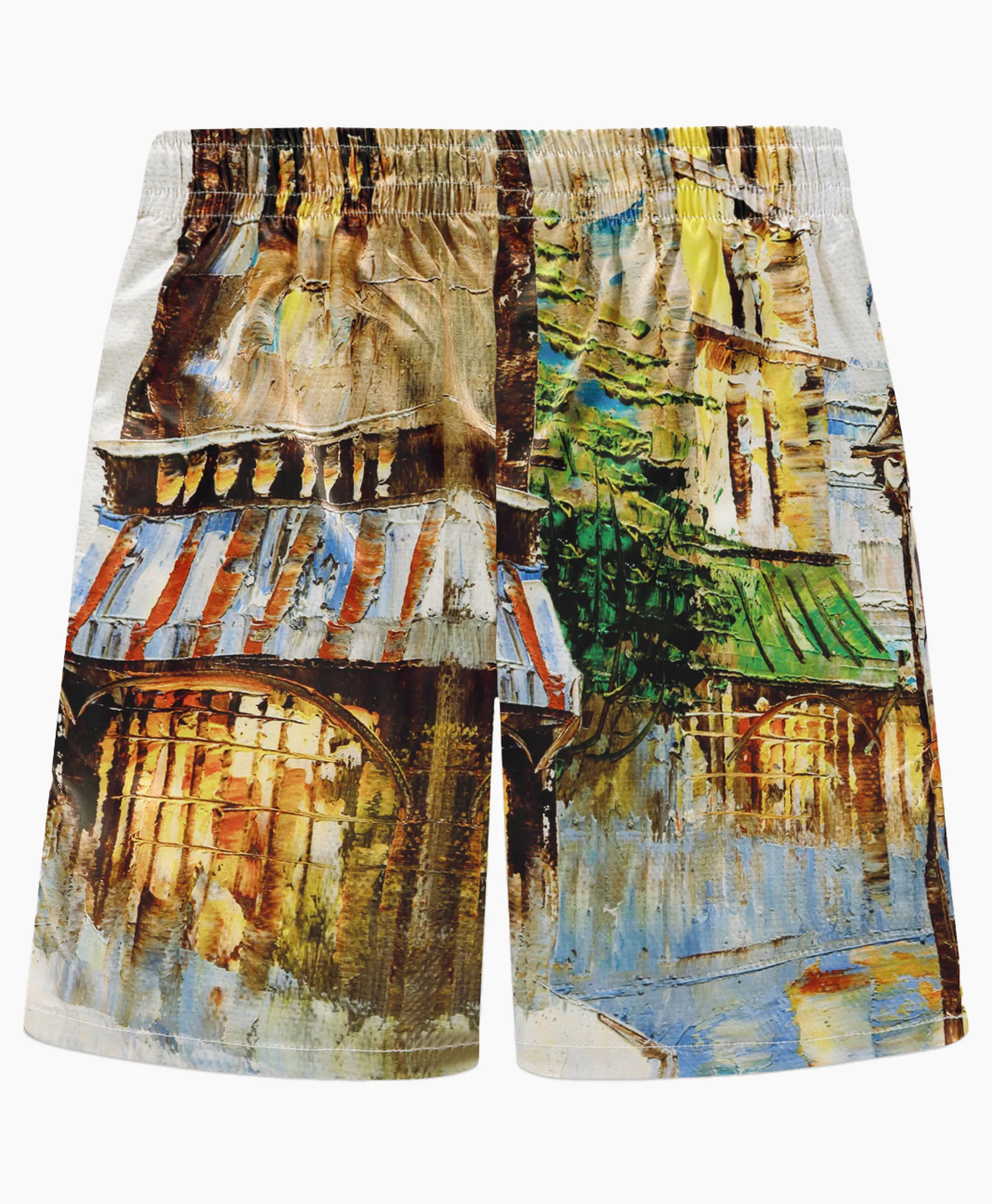 Flaneur Korte Broek Short Somewhere In Europe Wit Dessin