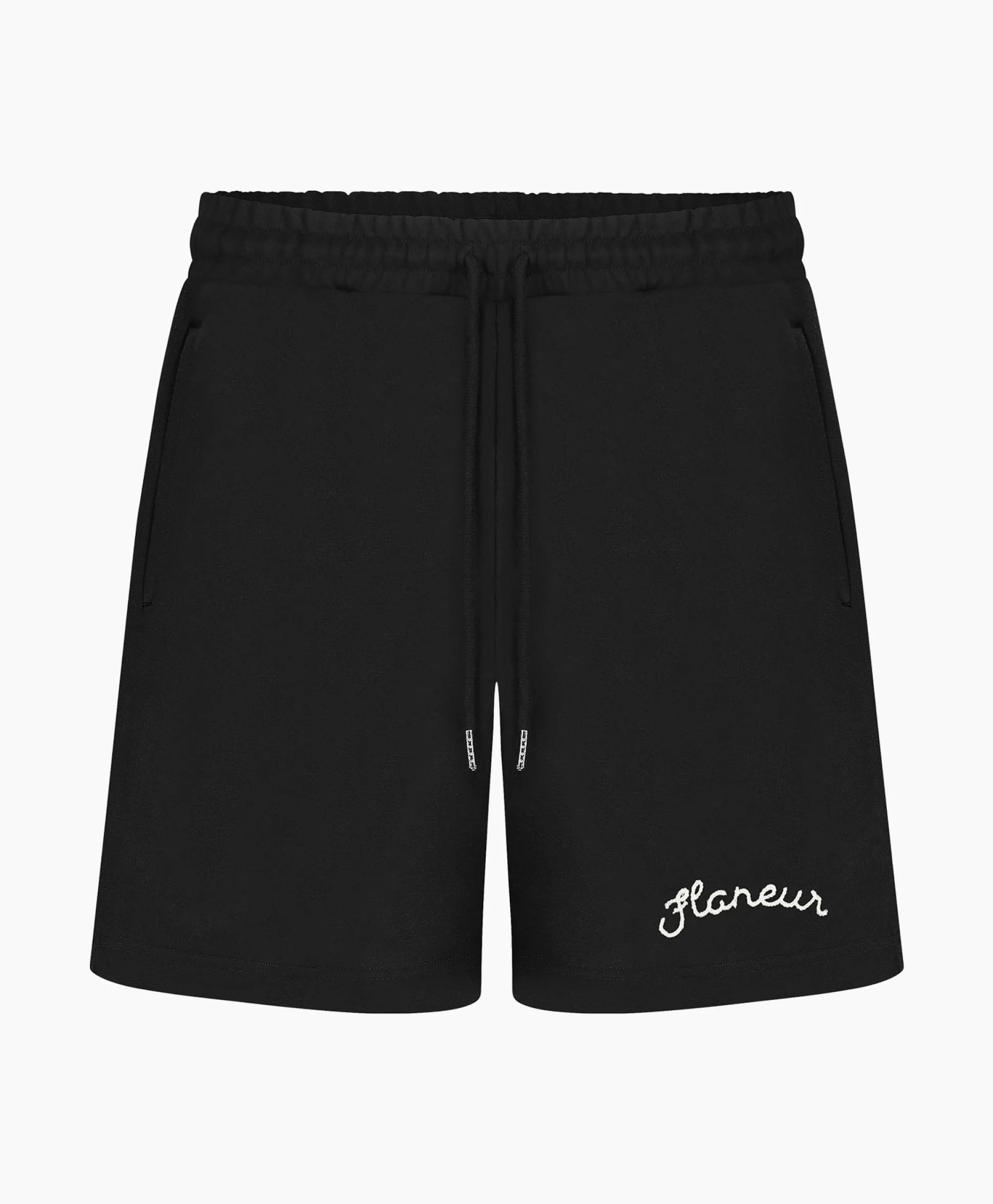 Flaneur Korte Broek Signature Zwart