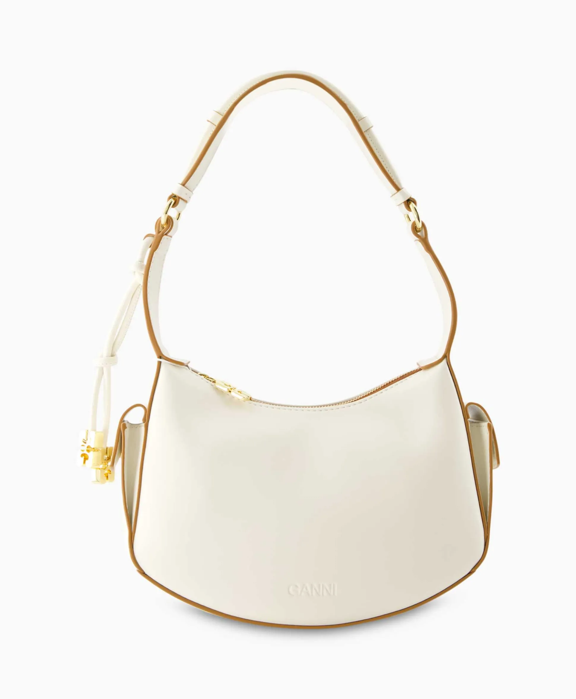 Ganni Schouder / Hand Tas Shoulder Ecru
