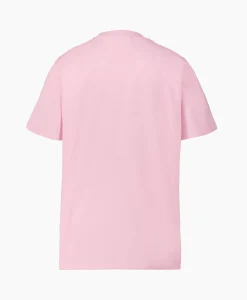 Ganni T-Shirt Korte Mouw Basic Jersey Sun Relaxed Rose