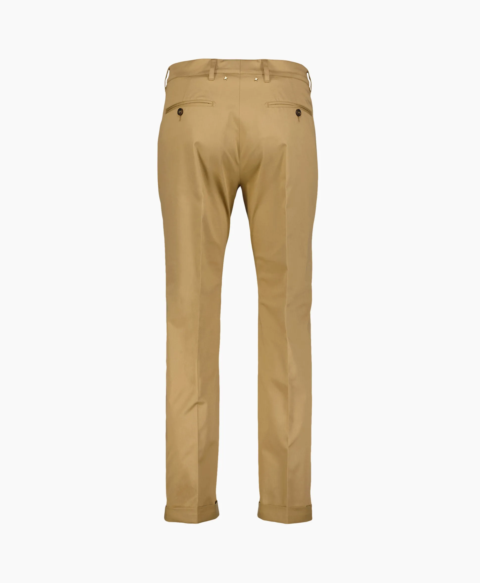 Golden Goose Broek Golden M's Chino Cotton Comfort Beige