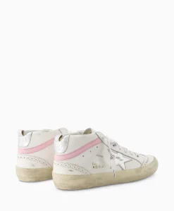 Golden Goose Sneaker Mid Star Leather Upper And Wave Wit