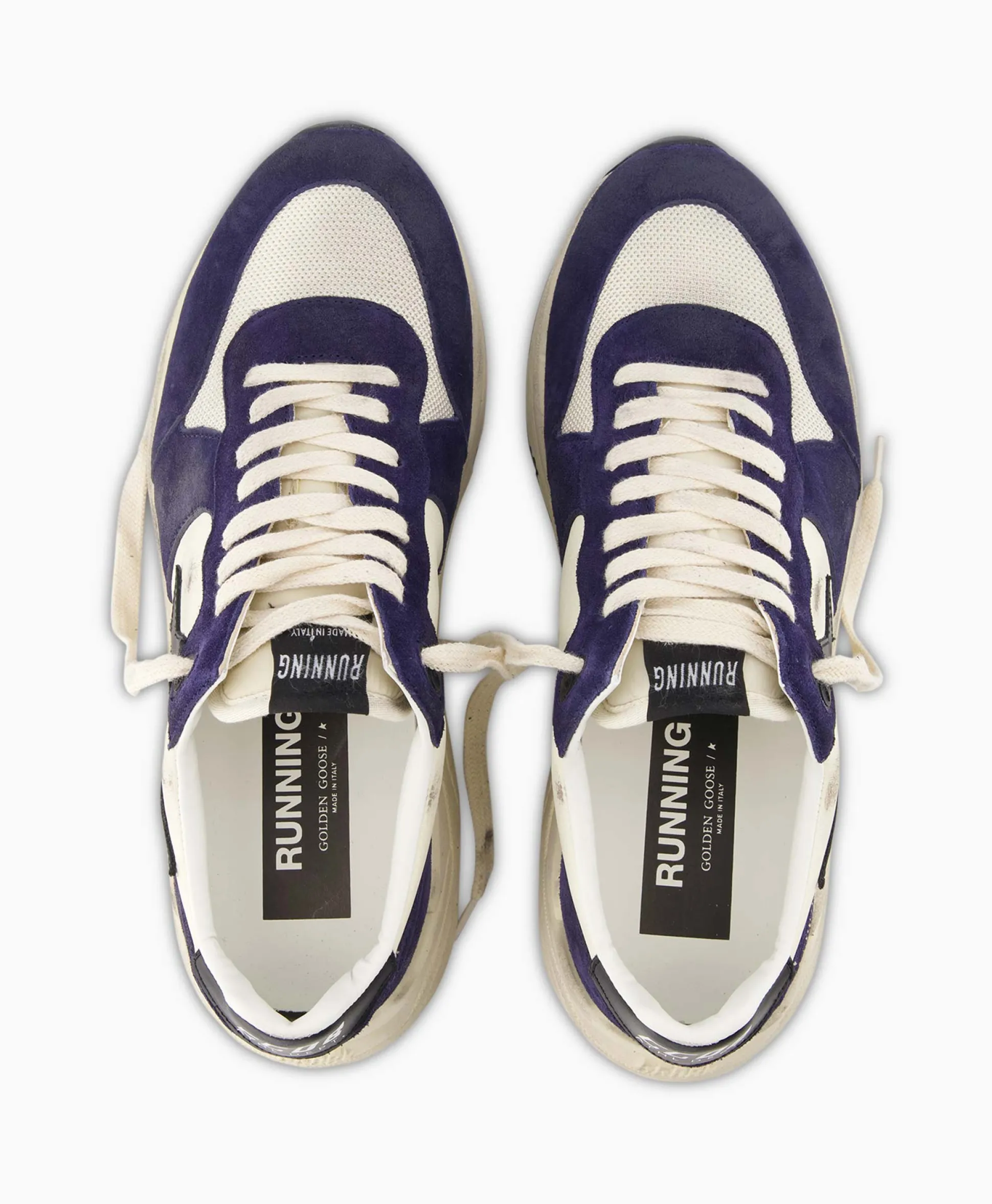 Golden Goose Sneaker Running Sole Nappa Upper Leather Star Andzwart