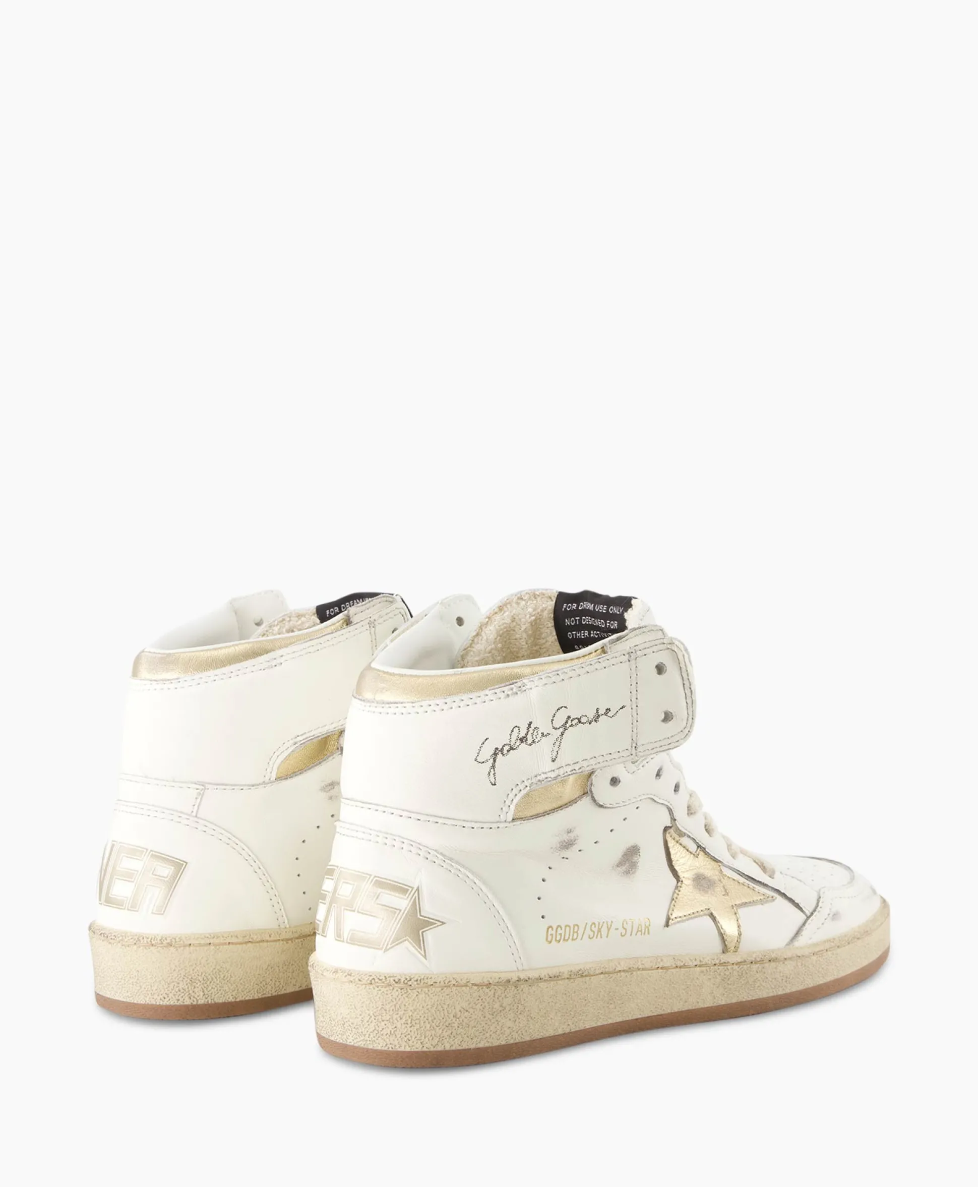 Golden Goose Sneaker Sky Star Nappa Upper Laminated Wit