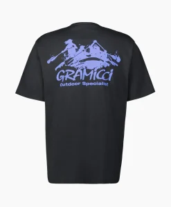 Gramicci T-Shirt Korte Mouw Class 5 Tee Zwart