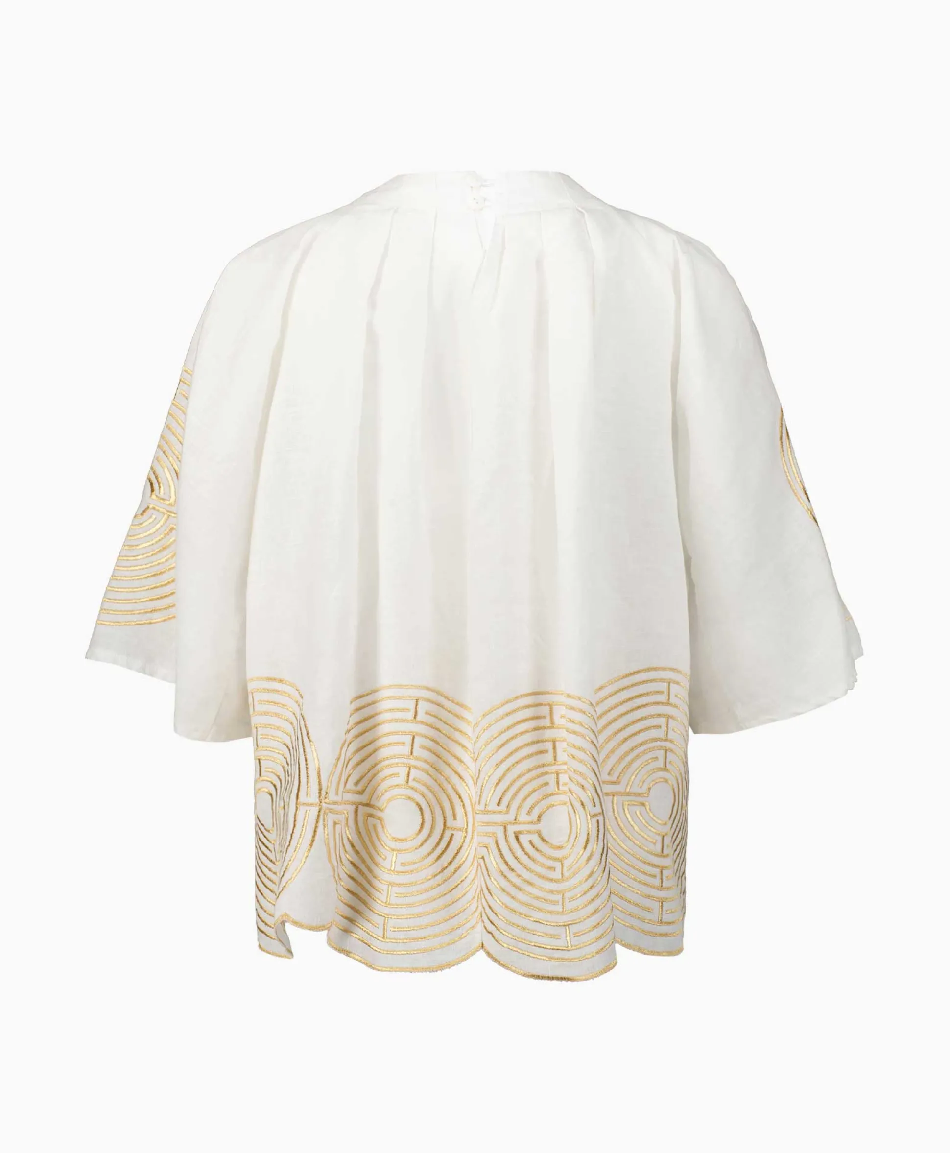 Greek Archaic Kori Blouse Pleates Labyrinth Wit