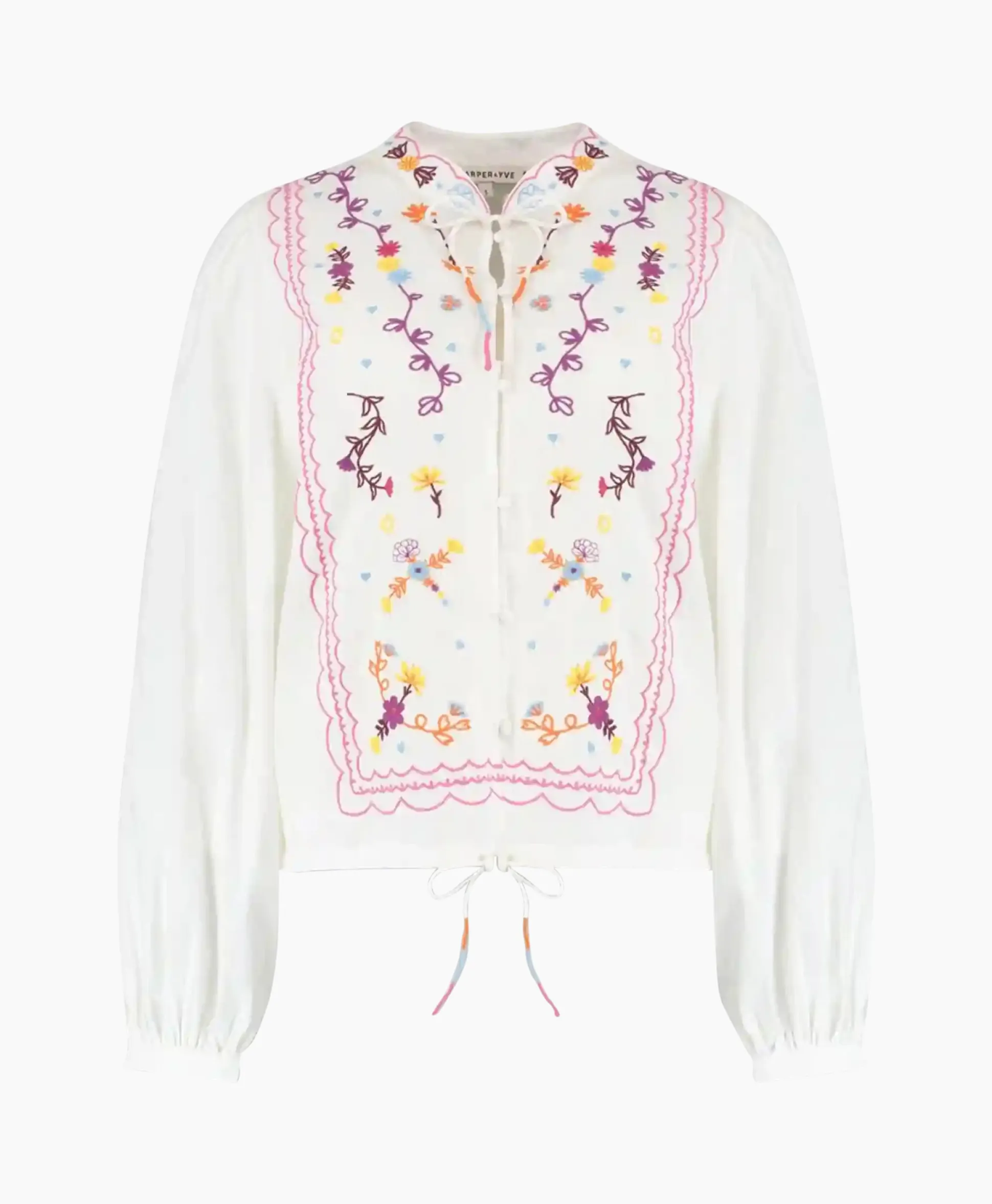 Harper & Yve Blouse Hailey-Ls Ecru